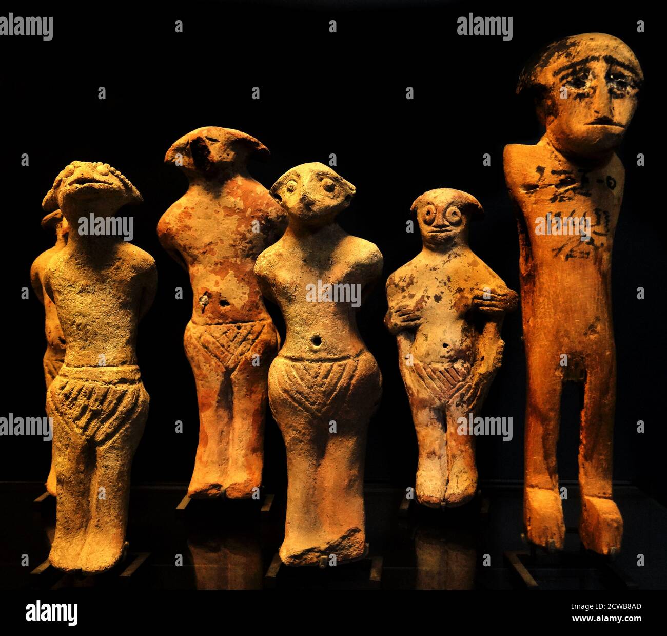 Ancient terracotta figurines from the 12th Century BC Stock Photo Alamy