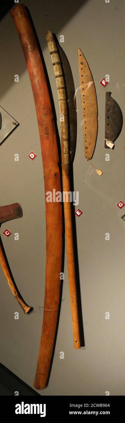Collection of weapons and tools of the New Kingdom Stock Photo