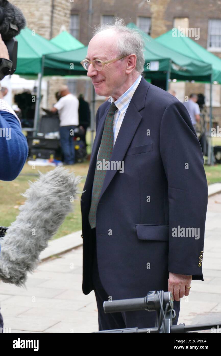 Sir Malcolm Leslie Rifkind (born 1946); British politician who served in various roles as a Cabinet minister under Prime Ministers Margaret Thatcher and John Major, including Secretary of State for Scotland (1986-1990), Defence Secretary (1992-1995), and Foreign Secretary (1995-1997). Stock Photo