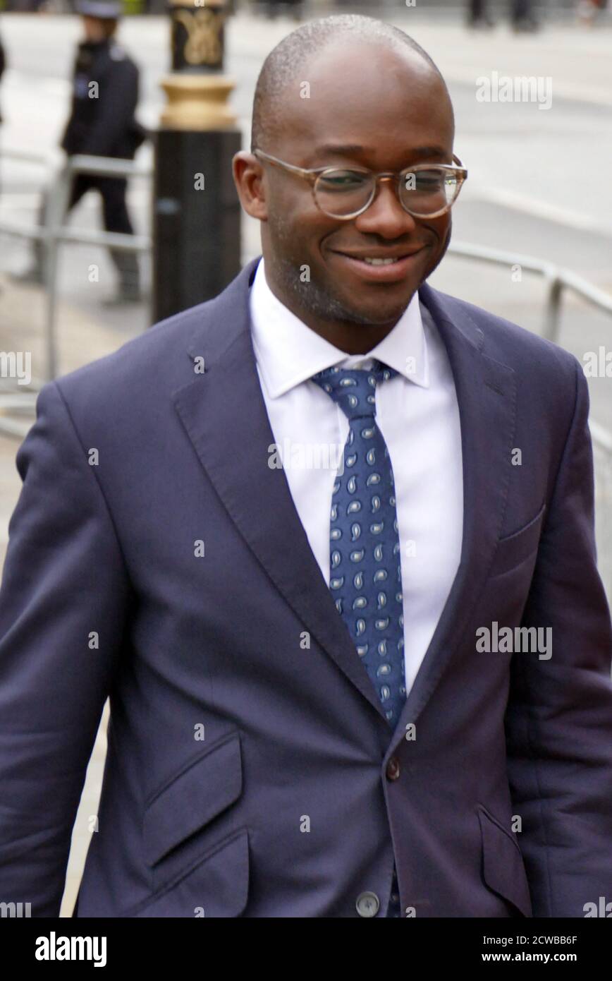 Samuel Gyimah (born 1976), British politician and Member of Parliament, since 2010. First elected as a Conservative, Gyimah rebelled against the government to block a no-deal Brexit and had the Conservative whip removed in September 2019. He subsequently joined the Liberal Democrats. Stock Photo