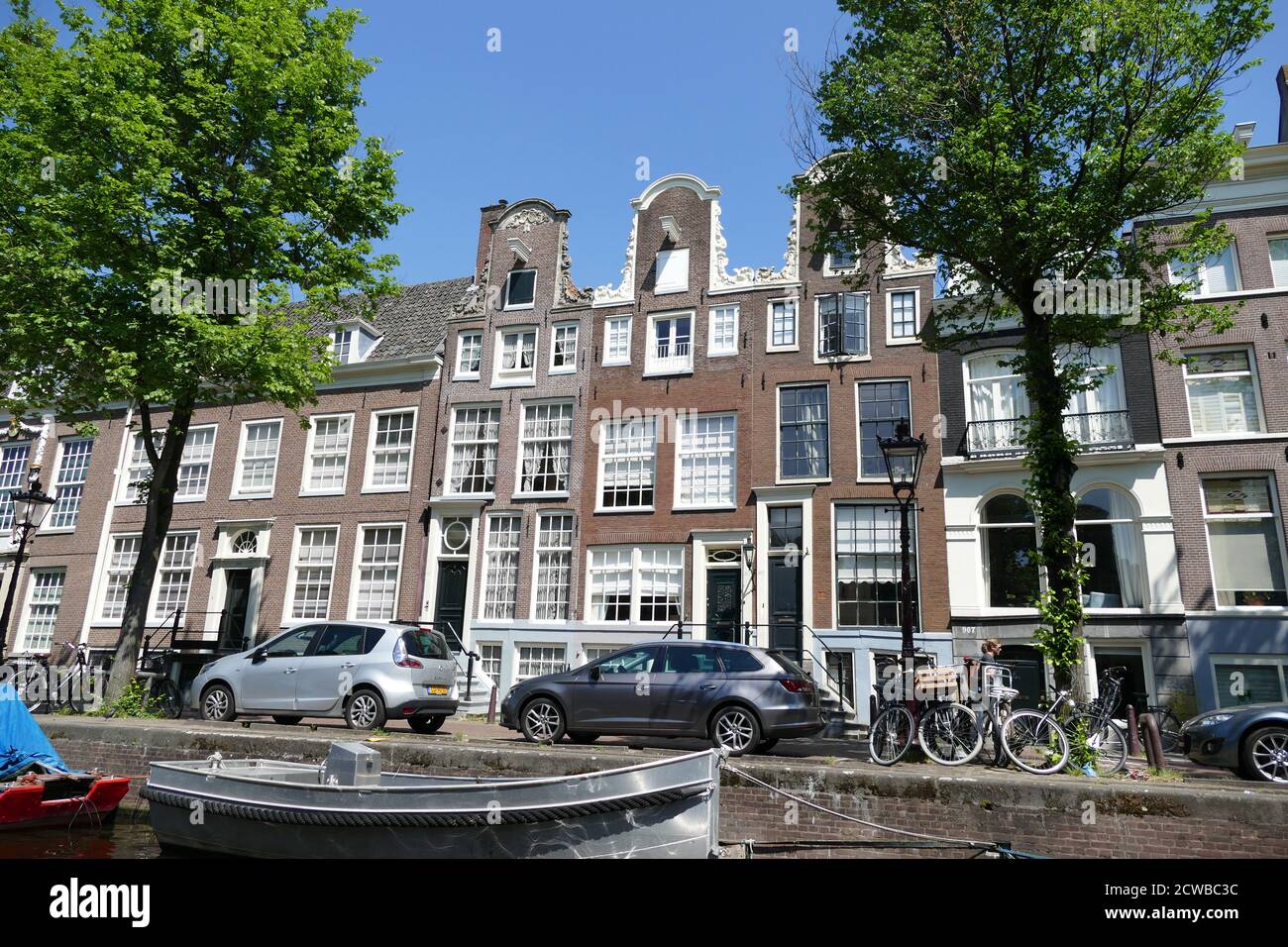 17th century merchants houses, in Amsterdam, Netherlands. 2020 Stock Photo