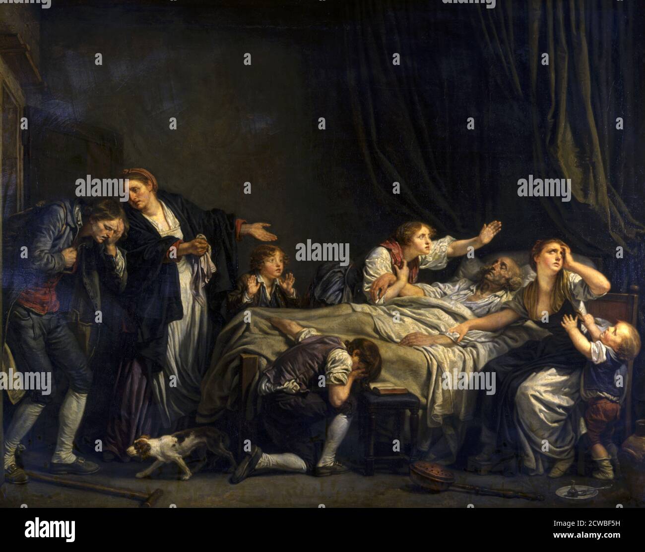 The Punished Son', 1778. Artist JeanBaptiste Greuze. JeanBaptiste