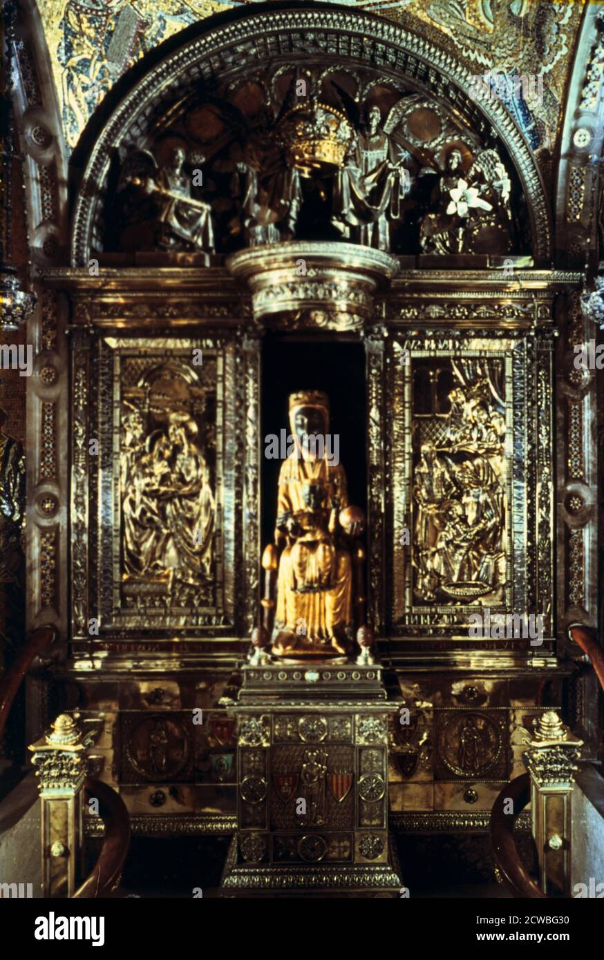 Virgin of Montserrat, Catalonia, Spain. This Black Madonna in the ...