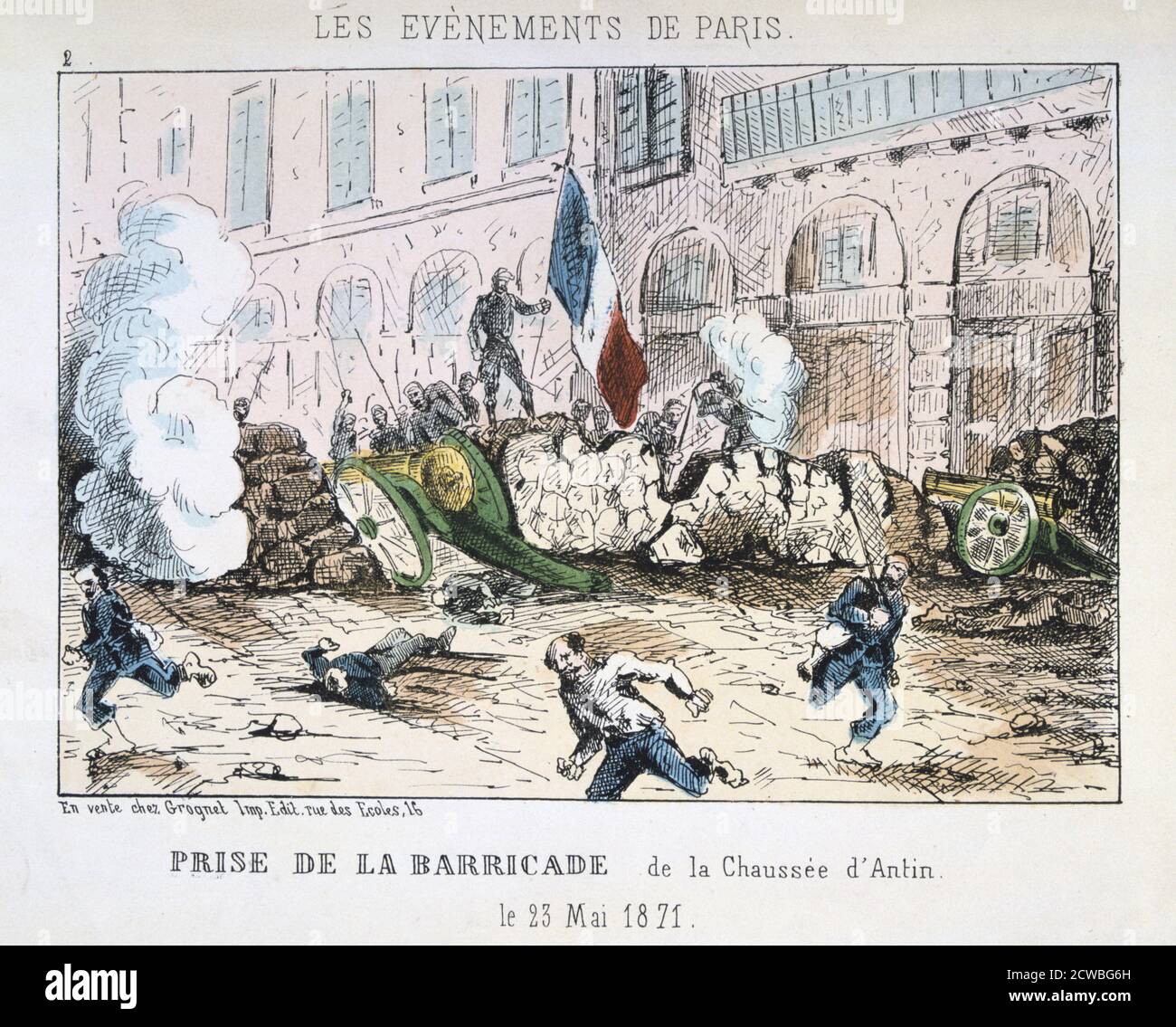 Paris commune 1871 barricade hi-res stock photography and images - Alamy