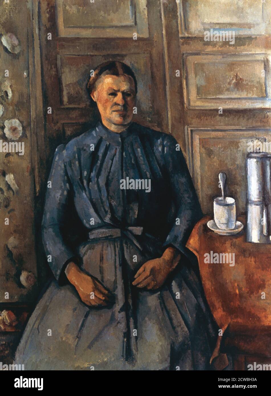 La Femme a la Cafetiere' by paul Cezanne, c1890-1895. 'Woman with a Coffee  Pot' Stock Photo - Alamy