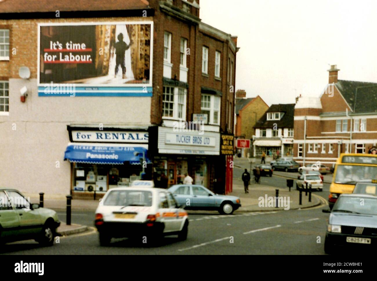 Propaganda from the 1992 United Kingdom general election Stock Photo