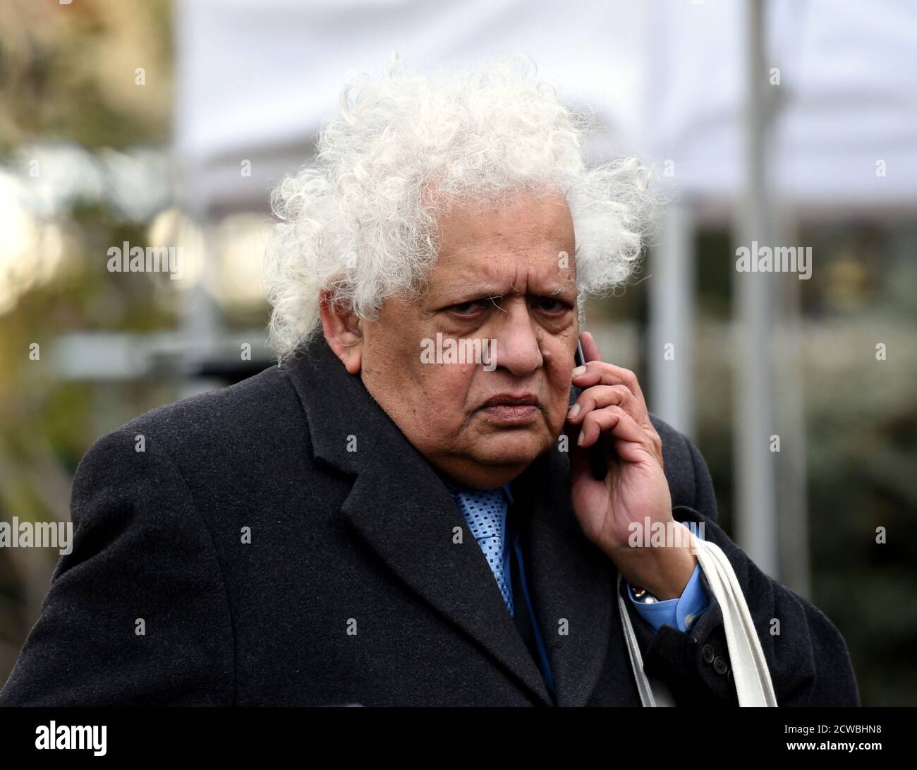 Photograph of Meghnad Desai, Baron Desai. Meghnad Jagdishchandra Desai, Baron Desai (1940-) a British economist and Labour politician. He stood unsuccessfully for the position of Lord Speaker in the British House of Lords in 2011, the first ever non-UK born candidate to do so. Stock Photo