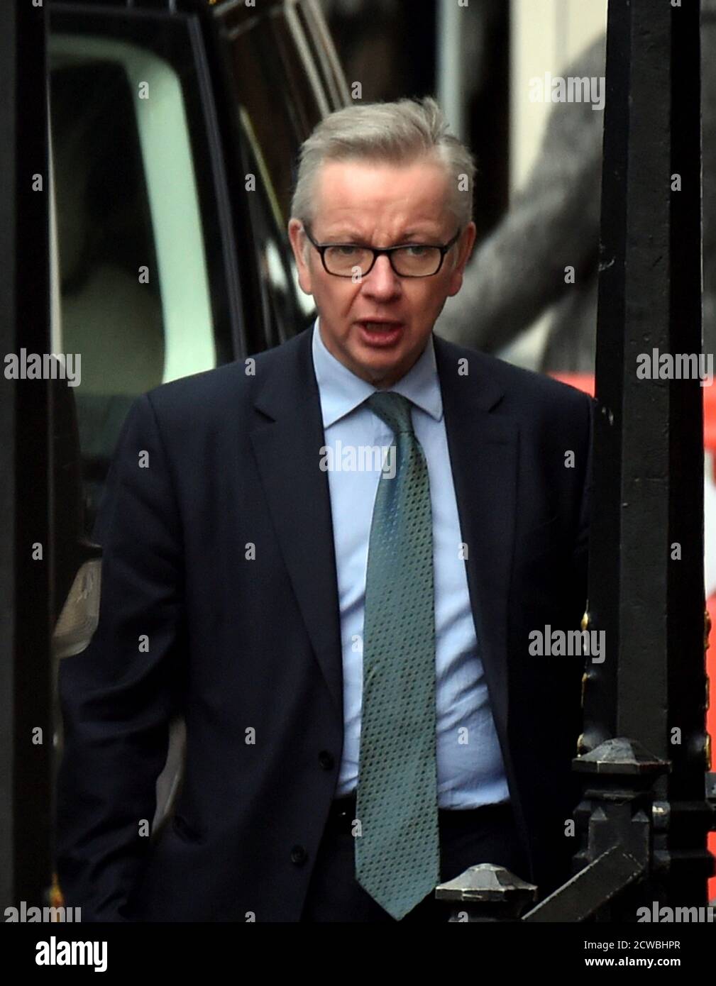 Photograph of Michael Gove. Michael Andrew Gove (1967-) a British Conservative politician who has been Chancellor of the Duchy of Lancaster since July 2019. He has been the Member of Parliament for Surrey Heath since 2005. He was appointed to the Shadow Cabinet by David Cameron in 2007 as Shadow Secretary of State for Children, Schools and Families. Stock Photo