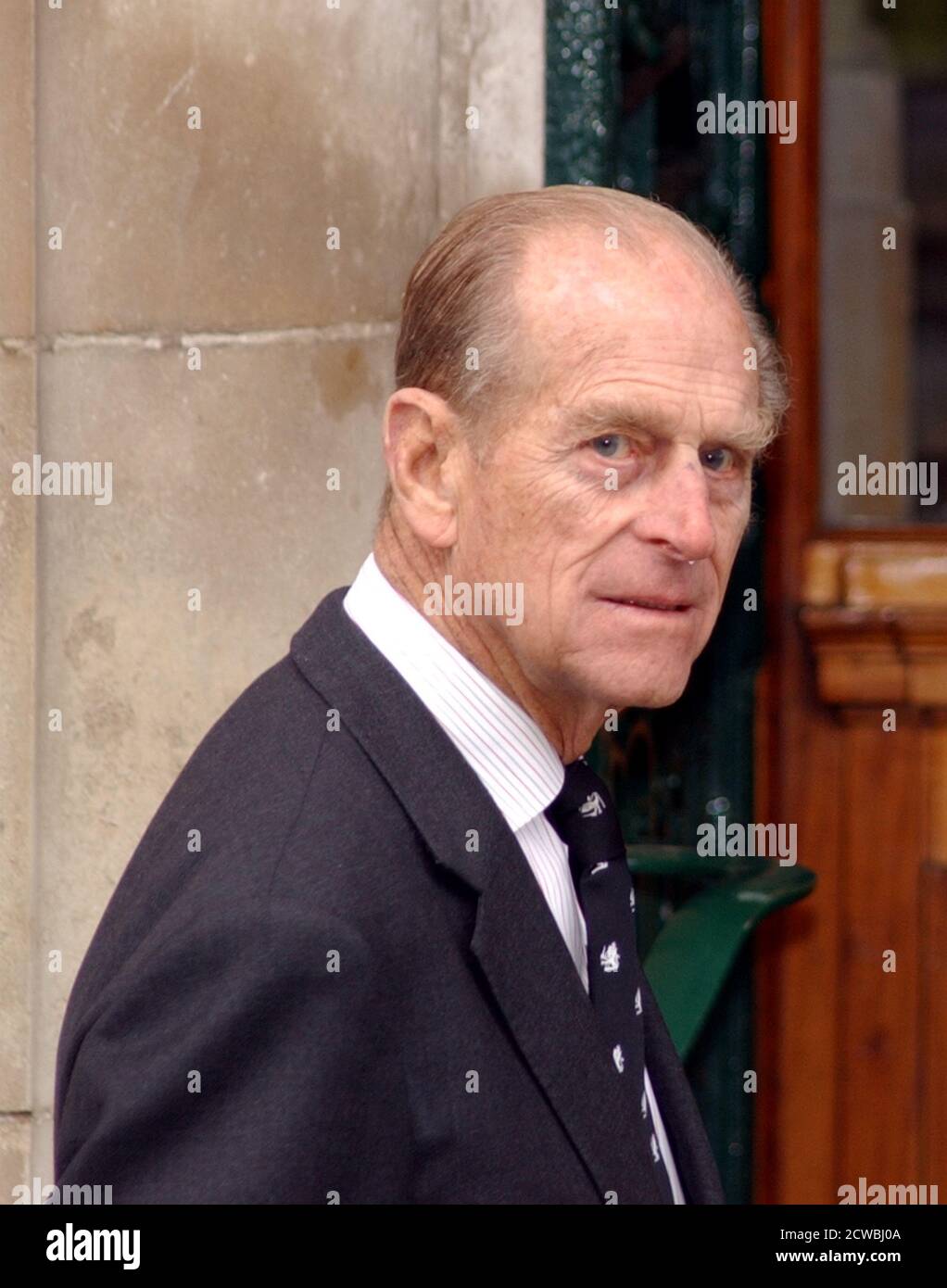 Photograph of Prince Philip, Duke of Edinburgh (1921-) the husband of Queen Elizabeth II of the United Kingdom and other Commonwealth realms. Stock Photo