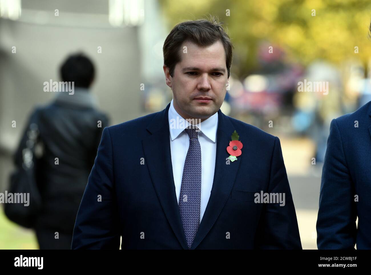 Photograph of Robert Jenrick. Robert Edward Jenrick (1982-) a senior British Conservative Party politician serving as Secretary of State for Housing, Communities and Local Government since 2019. He has served as Member of Parliament for Newark since 2014 Stock Photo