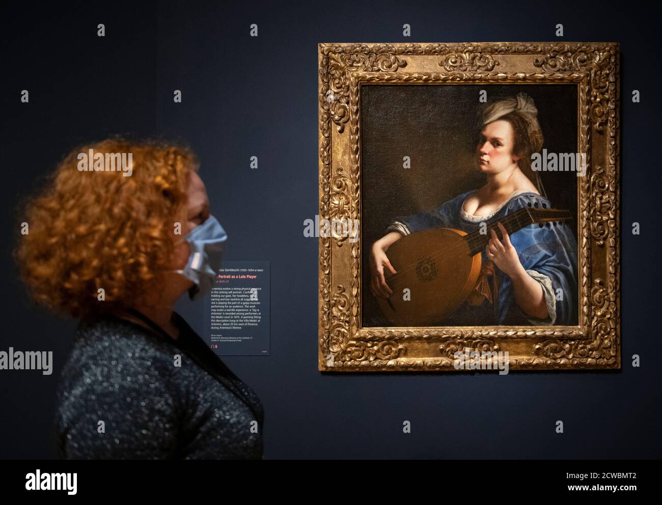 Artemisia Gentileschi Self Portrait As A Lute Player