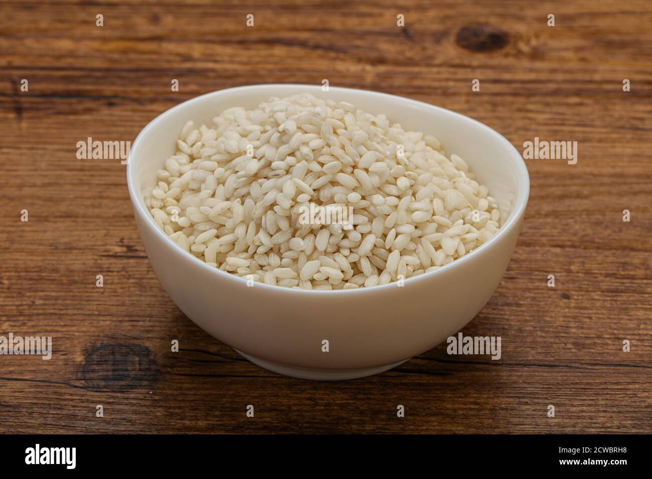 Raw Italian arborio rice for Risotto Stock Photo - Alamy