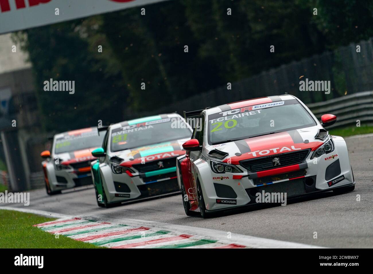 20 Teddy Clairet (TCR Europe - Team Clairet Sport) on Peugeot 308 TCR  during International GT Open ed Euroformula Open, Grand Tourism, monza,  Italy Stock Photo - Alamy