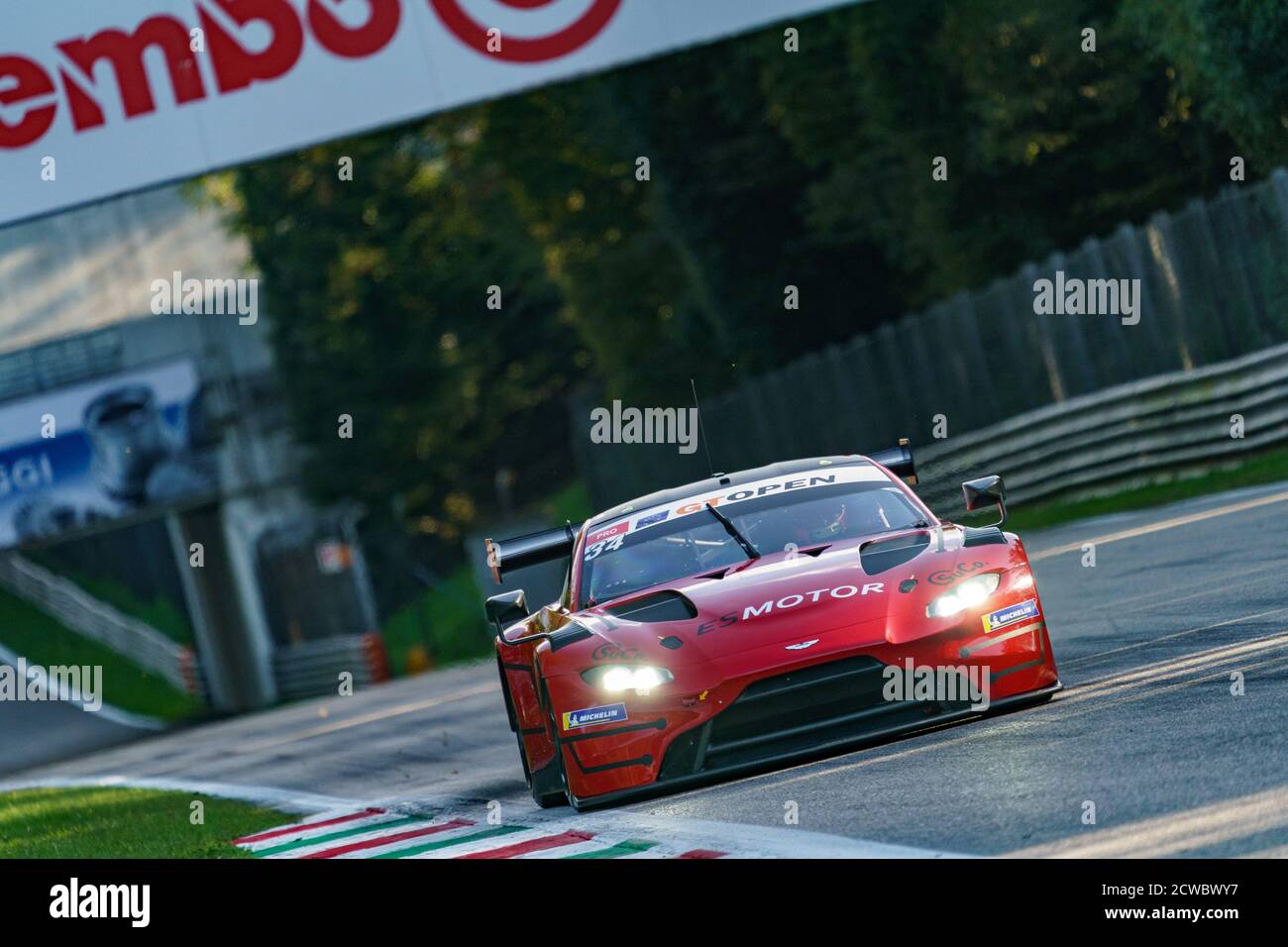 #34 Salih Yoluc and Charlie Eastwood (International GT Open - TF Sport) on Aston Martin Vantage GT3 during International GT Open ed Euroformula Open, Stock Photo