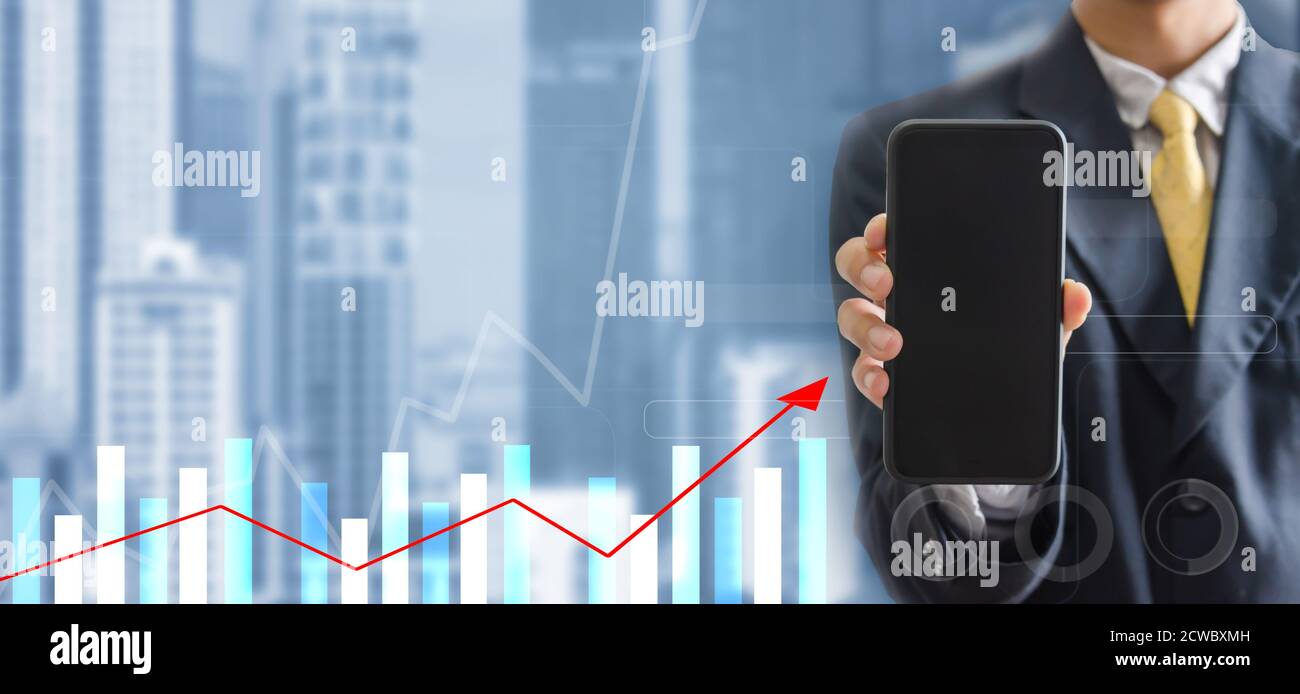 Business concept man black suit hi-res stock photography and images - Alamy