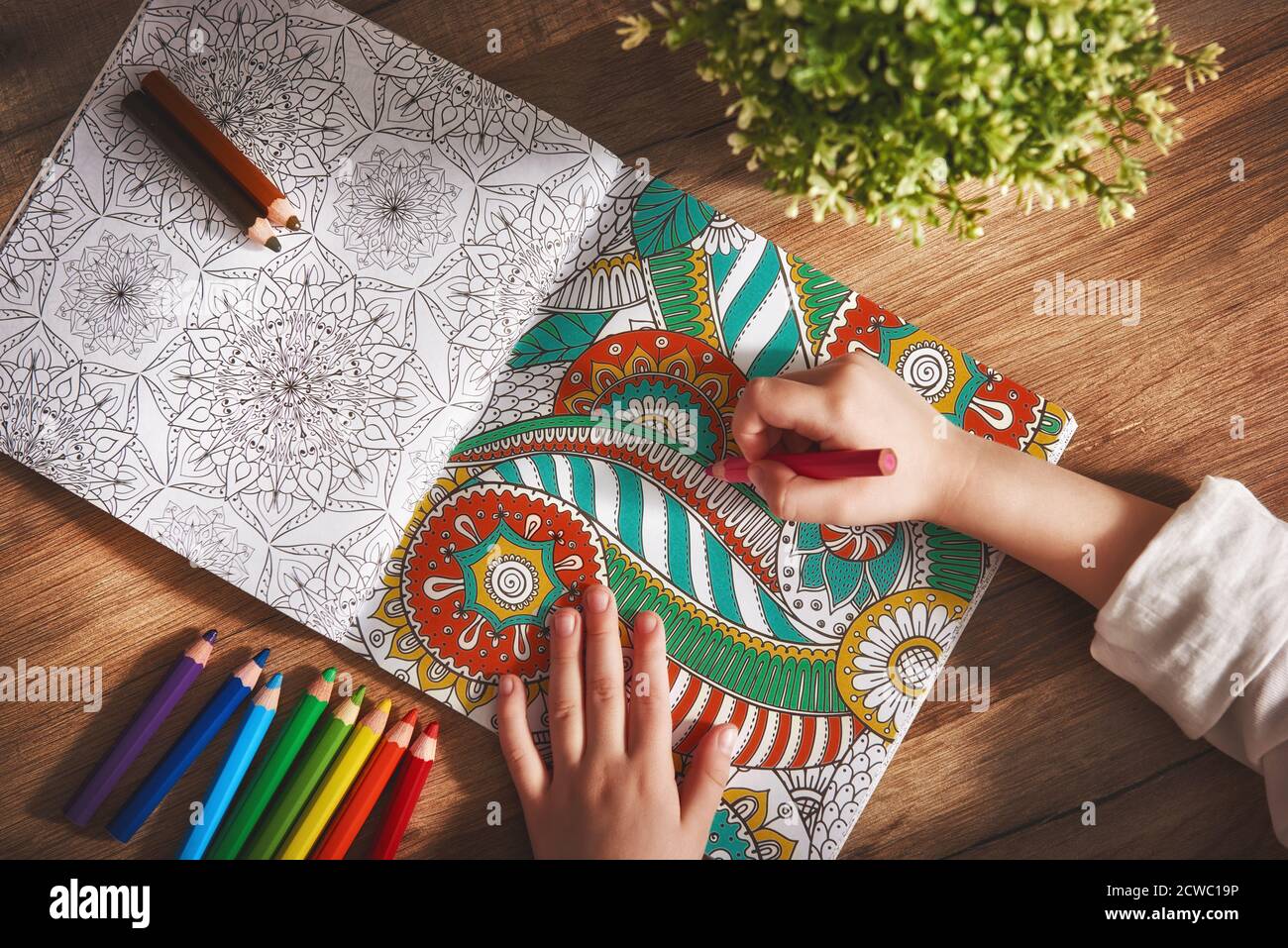 Girl Coloring Pages Stock Photos and Pictures - 75,648 Images