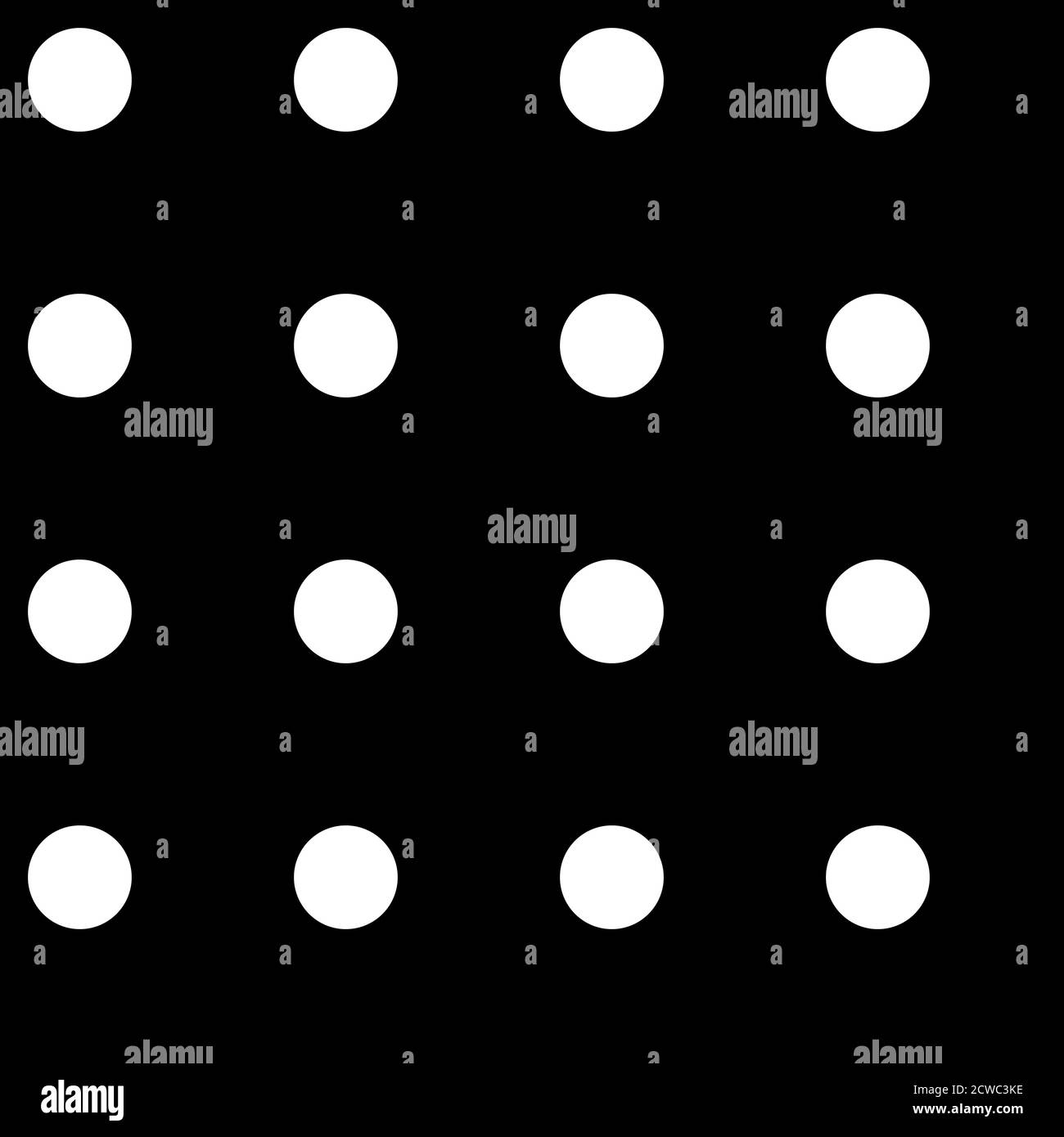 Circles tileable, repeatable black and white monochrome dots, dotted, speckles circular pattern, background. Vector Stock Vector