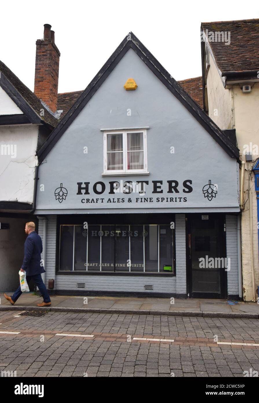 Hopsters Craft Als and fine spirits, ipswich, suffolk, england Stock