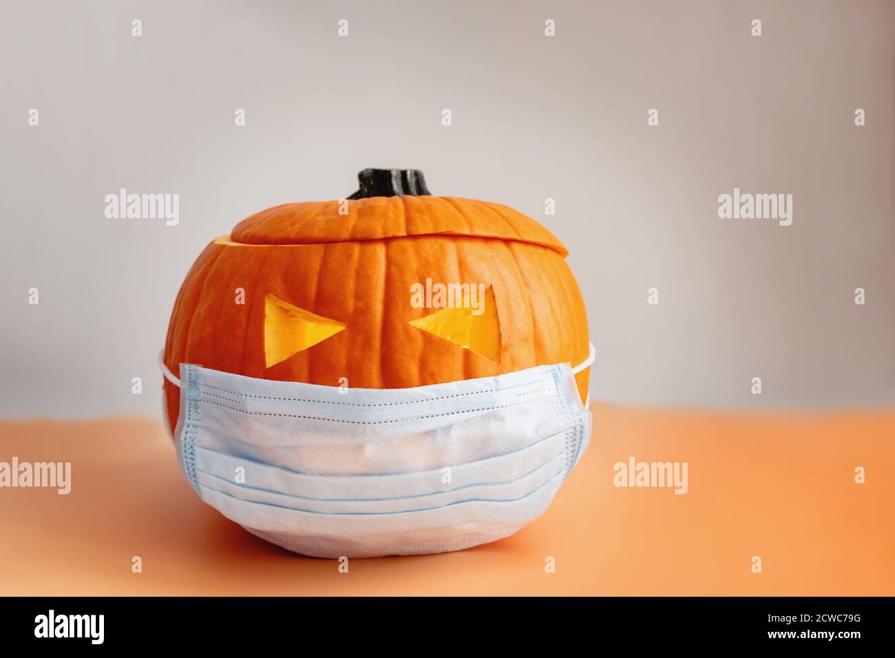 Halloween during covid-19 pandemic times Stock Photo - Alamy