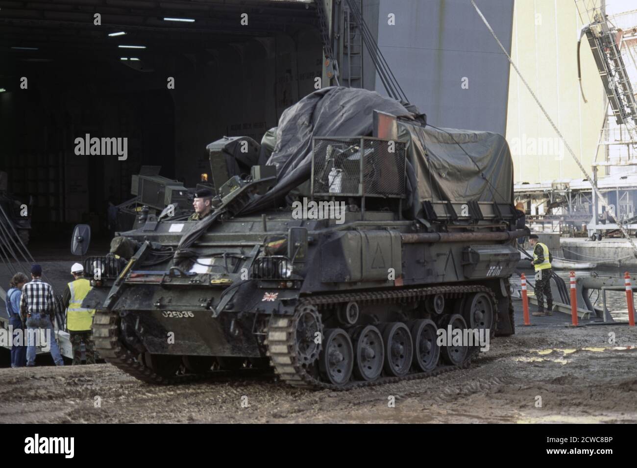 13th January 1996 During the war in Bosnia: British Army armour, part ...