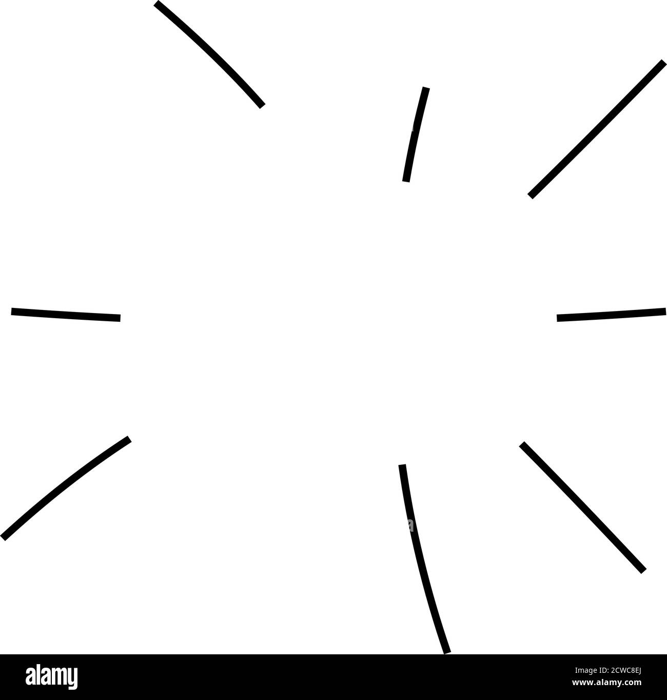 Radial,radiating lines abstract burst, explosion, fireworks FX ...