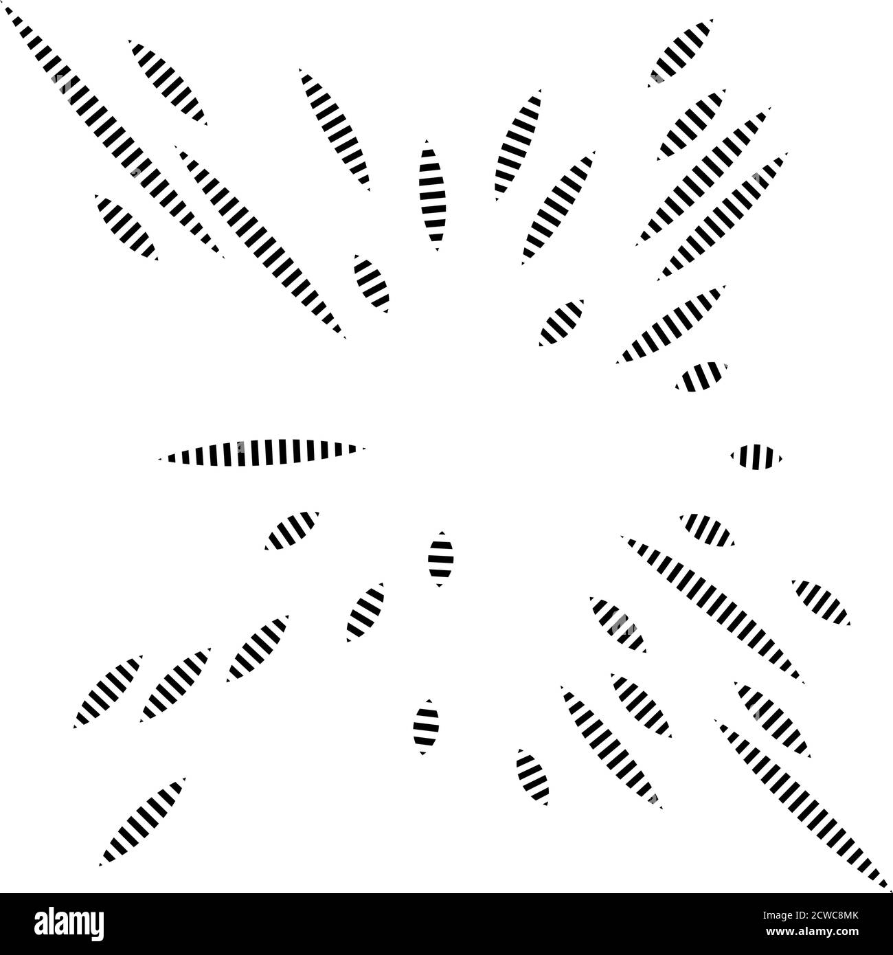 Radial,radiating lines abstract burst, explosion, fireworks FX ...