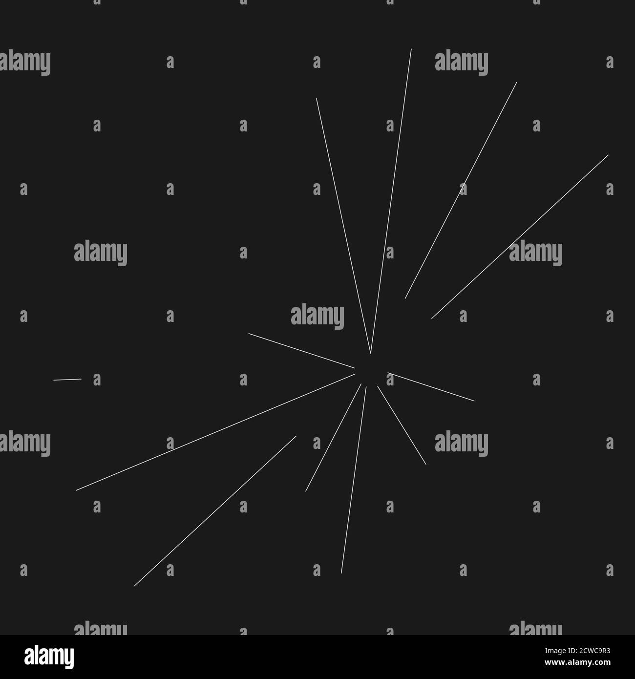 Radial,radiating lines abstract burst, explosion, fireworks FX ...