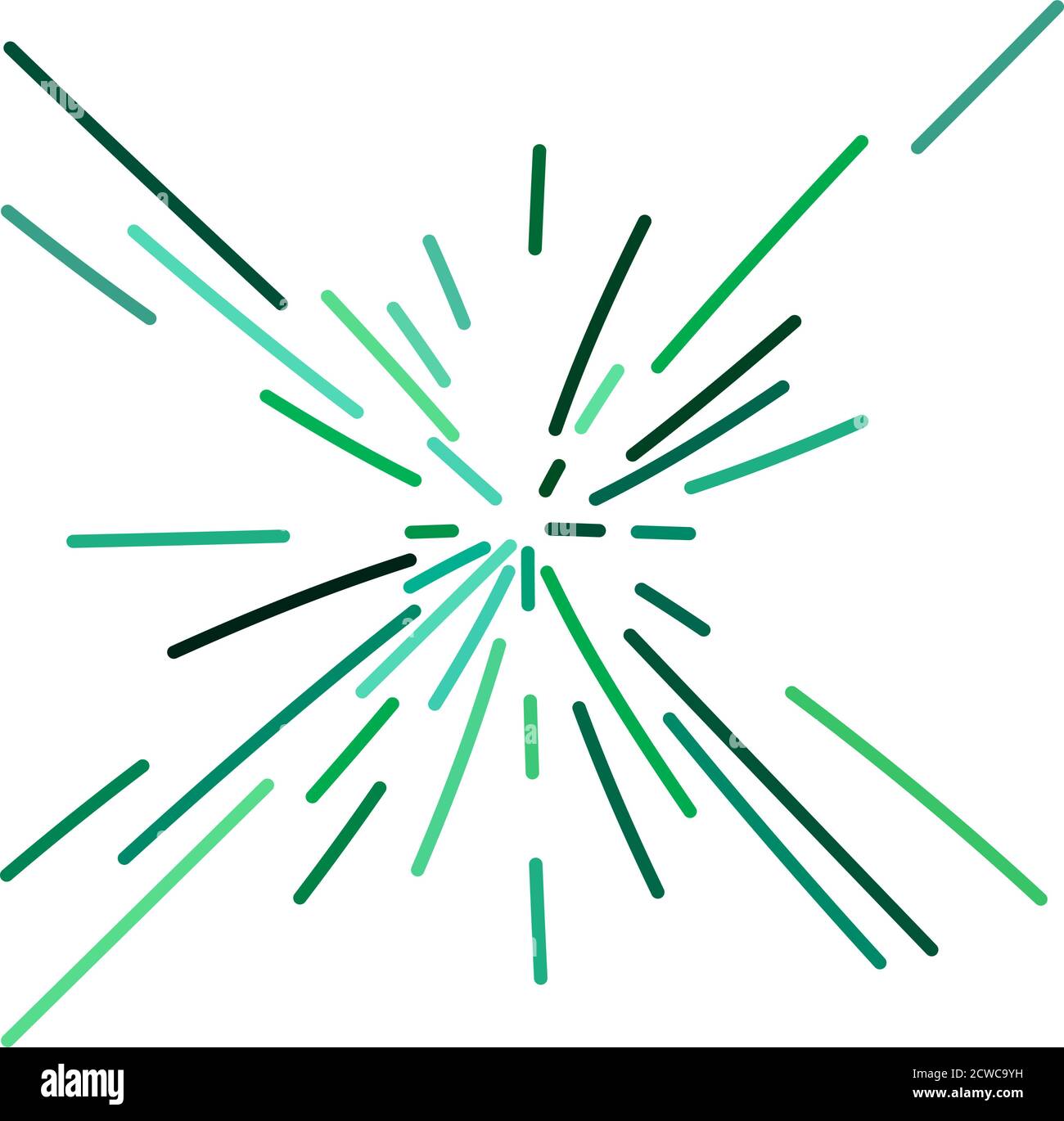 Radial,radiating lines abstract burst, explosion, fireworks FX ...