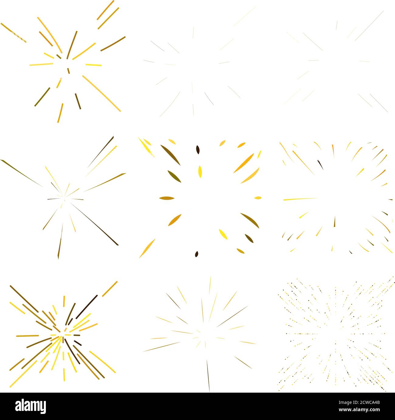 Radial,radiating lines abstract burst, explosion, fireworks FX ...