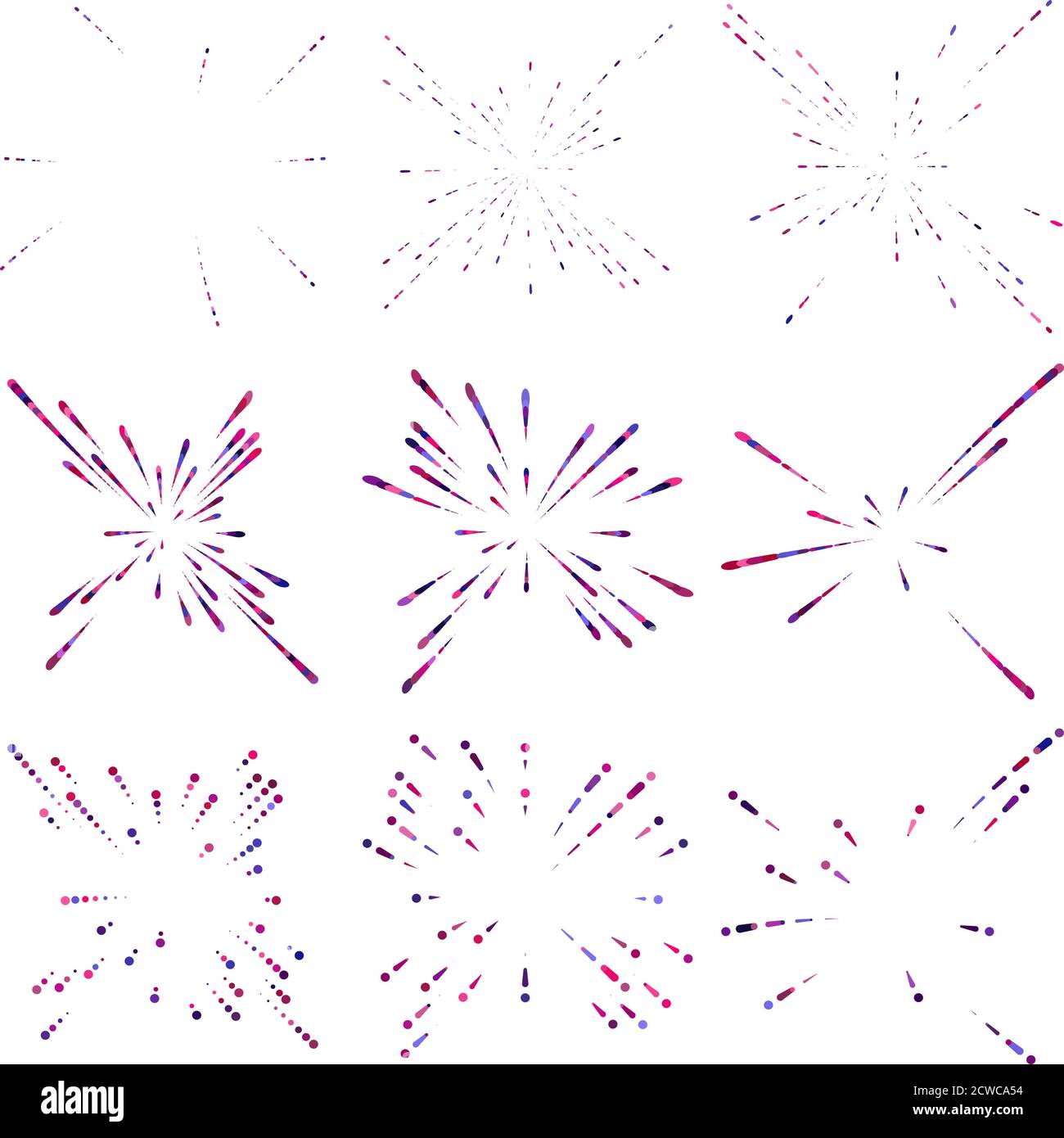 Radial,radiating lines abstract burst, explosion, fireworks FX ...