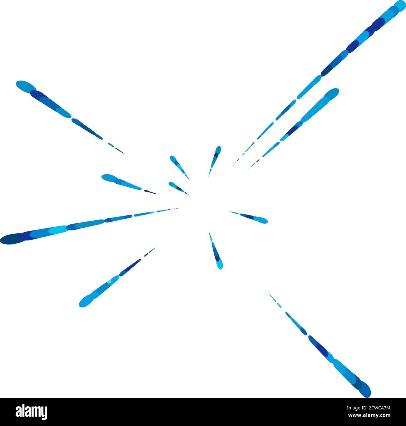 Radial,radiating lines abstract burst, explosion, fireworks FX ...