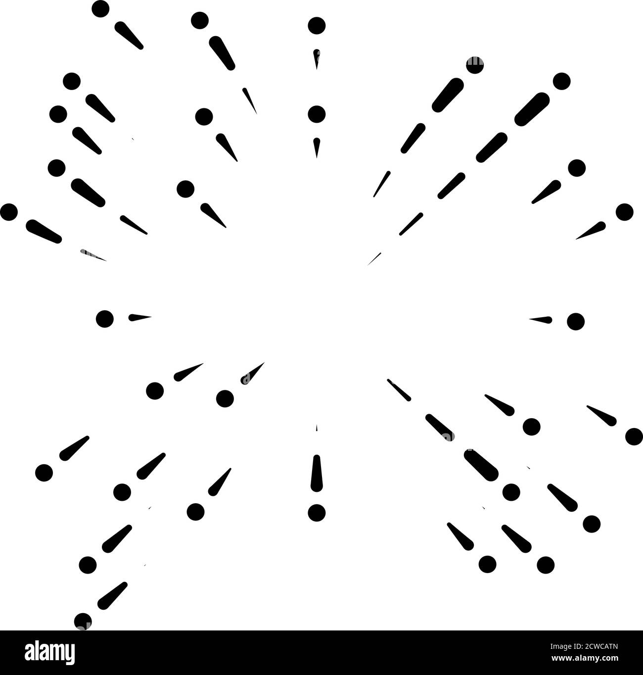 Radial,radiating lines abstract burst, explosion, fireworks FX ...