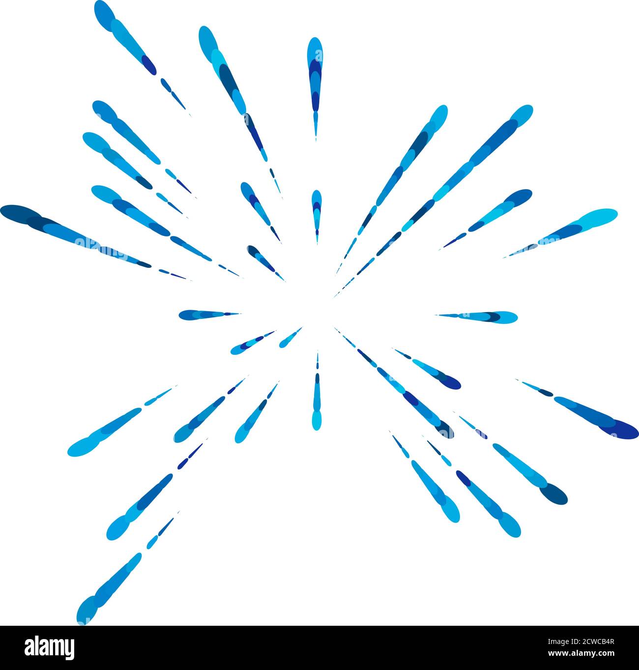 Radial,radiating lines abstract burst, explosion, fireworks FX ...