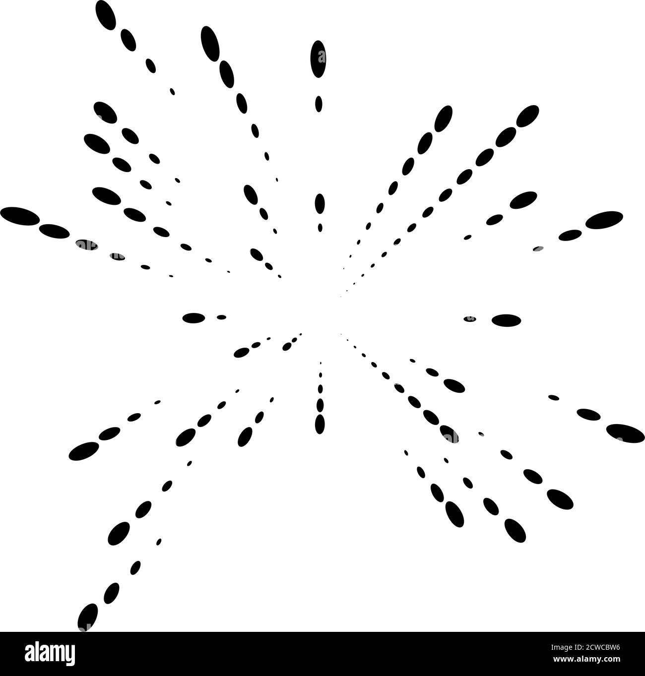 Radial,radiating lines abstract burst, explosion, fireworks FX ...