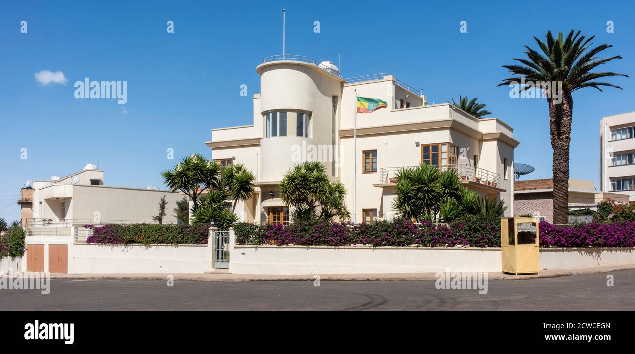 Asmara eritrea art deco hi-res stock photography and images - Alamy