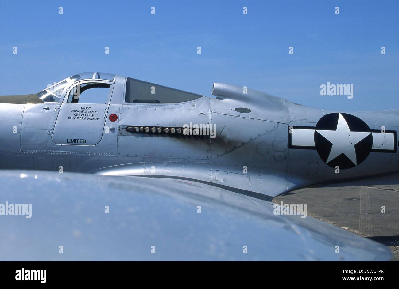 Bell Aircraft Company P-63 King Cobra WWII Fighter Stock Photo