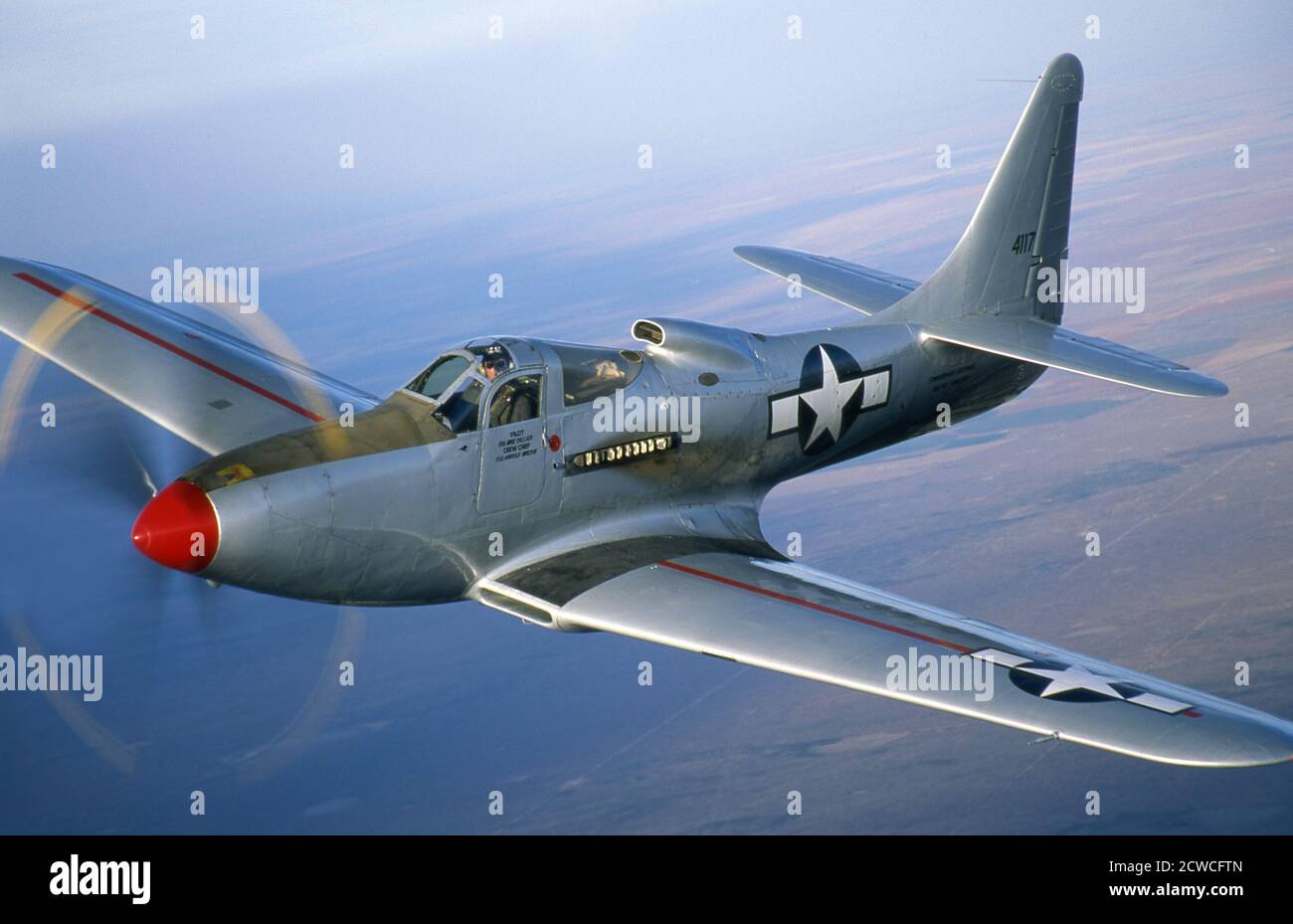 Bell Aircraft Company P-63 King Cobra WWII Fighter Stock Photo
