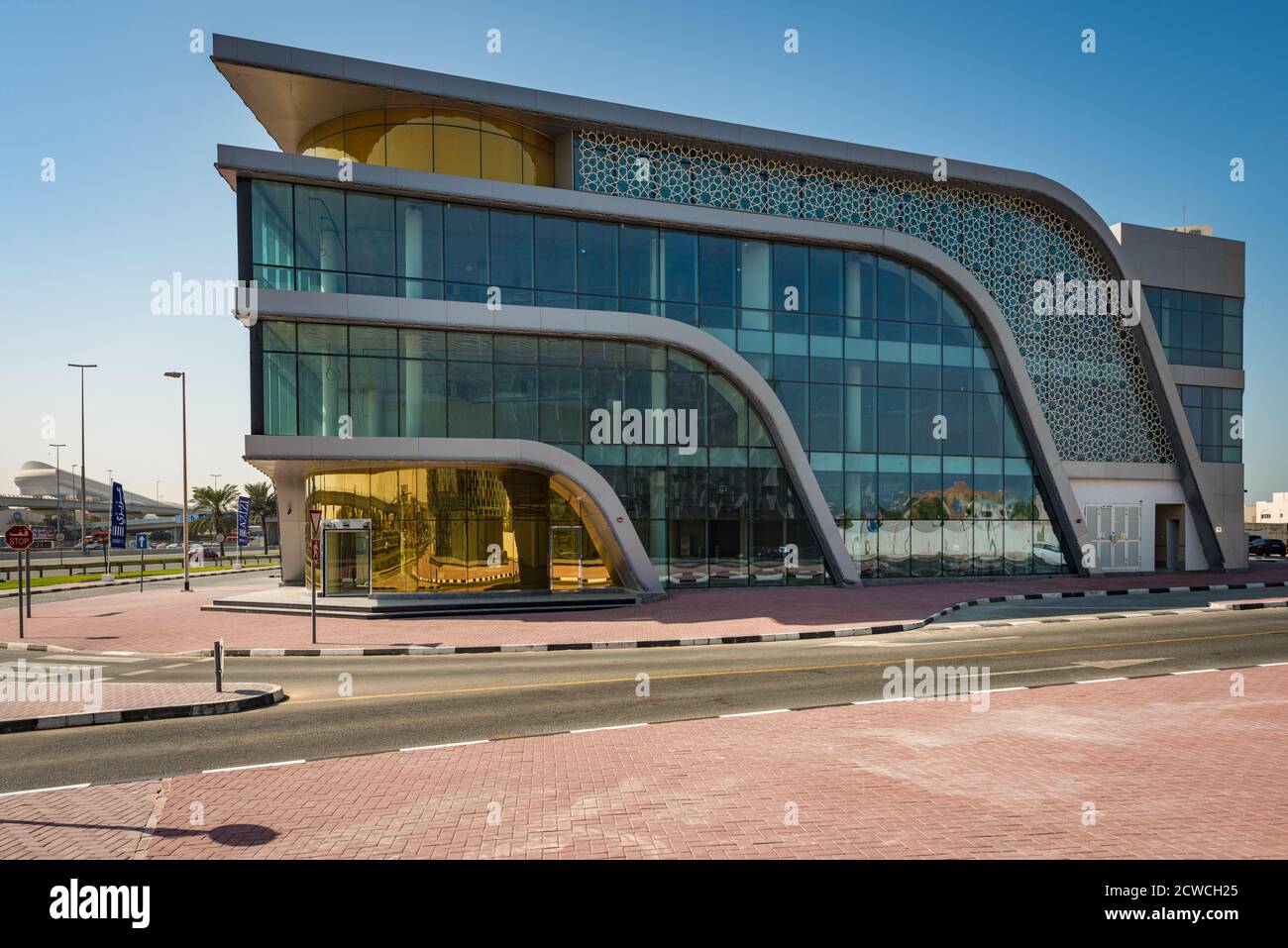 Showroom on Sheikh Zayed Road, Dubai, United Arab Emirates Stock Photo