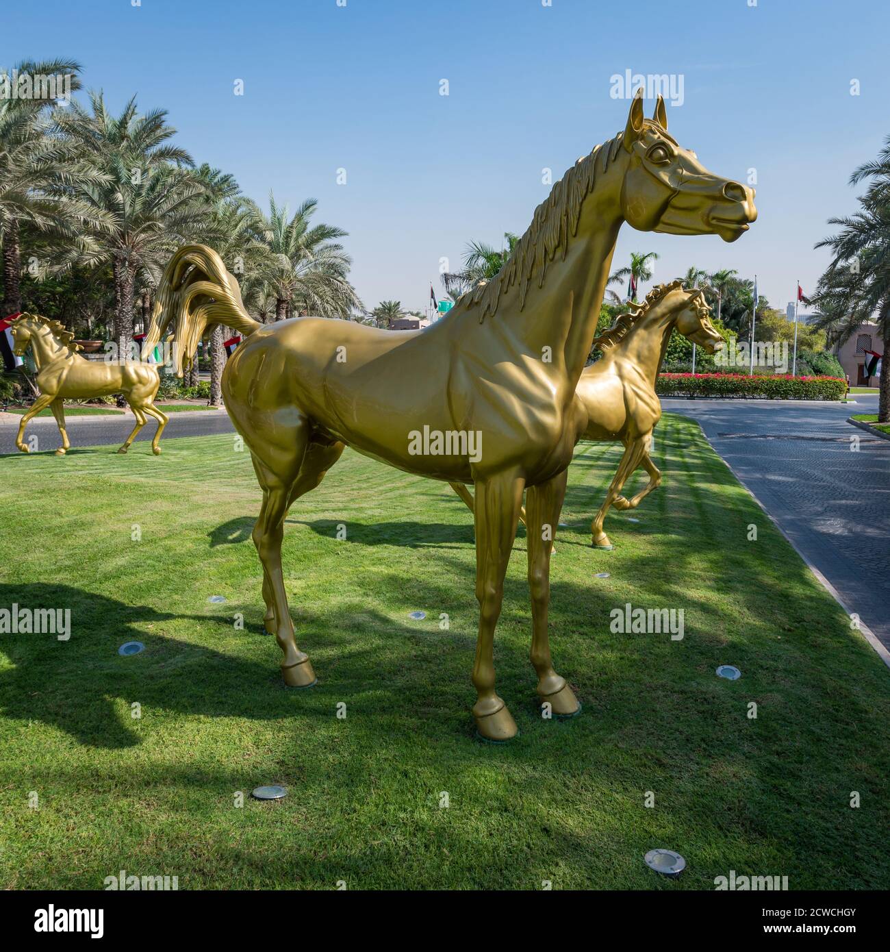Entrance to the Jumeirah Al Qasr hotel with eighteen beautiful sculpted