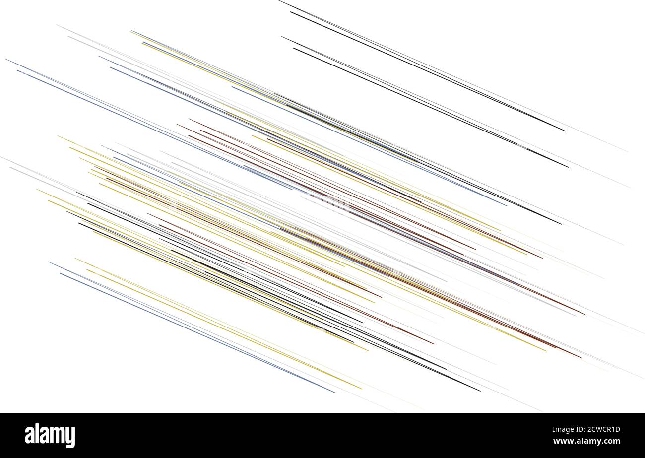 Oblique, Diagonal slanting lines. Random scribble, sketchy lines and stripes vector Stock Vector