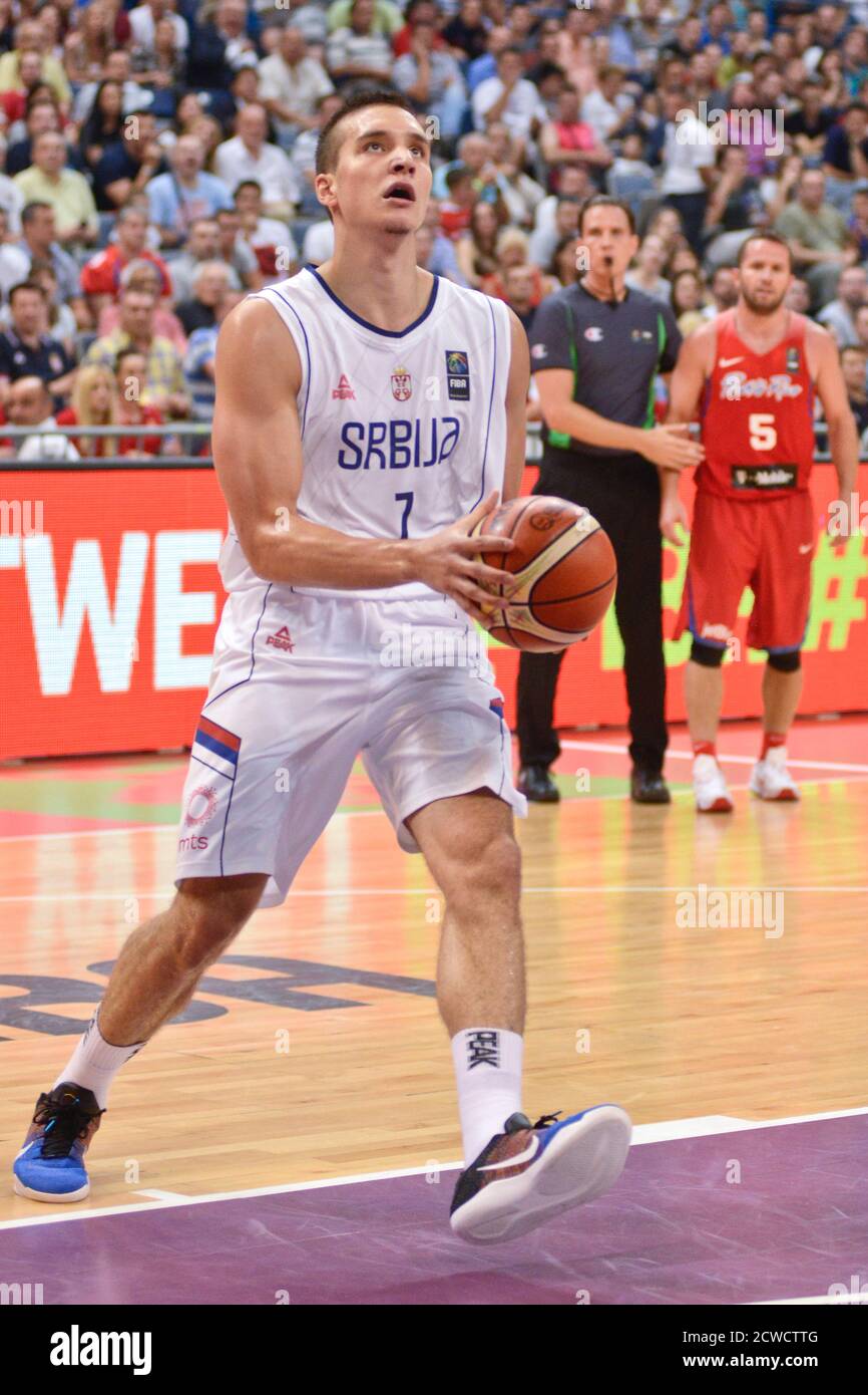 Bogdan Bogdanovic basketball player Serbia  Basketball players, Height and  weight, Panama hat