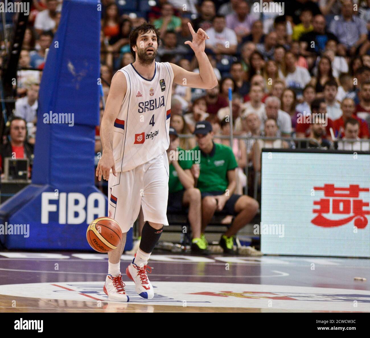 Milos Teodosic. Serbia Basketball National Team. FIBA OQT Tournament ...