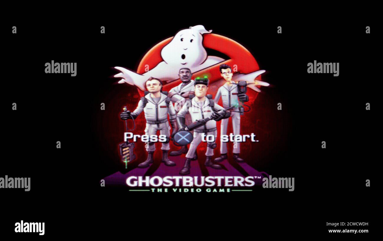 Ghostbusters The Video Game - Sony Playstation 2 PS2 - Editorial use only Stock Photo