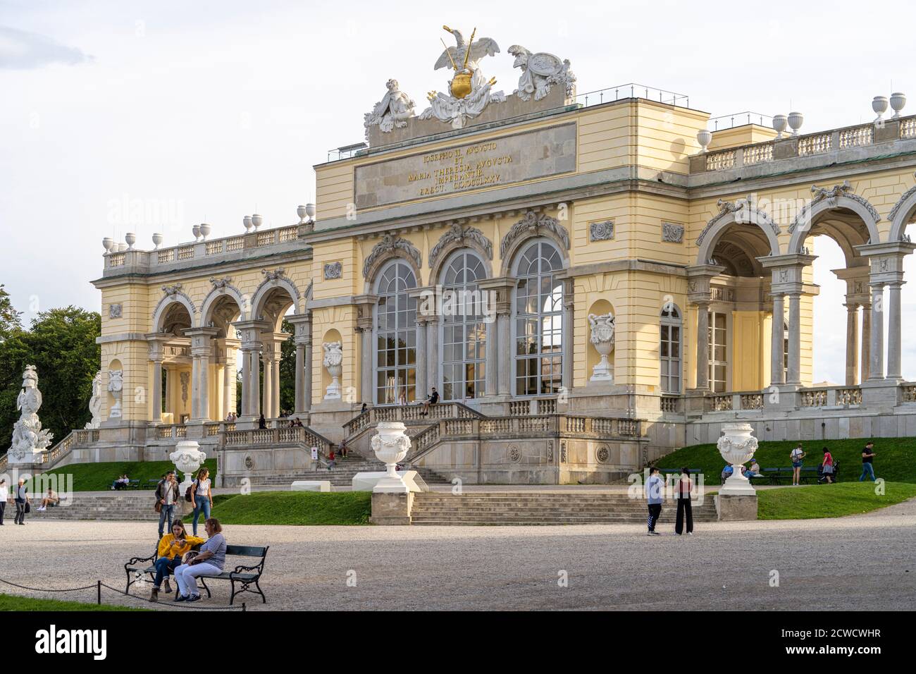 Gloriette, Schloss Schönbrunn, UNESCO Welterbe in Wien, Österreich