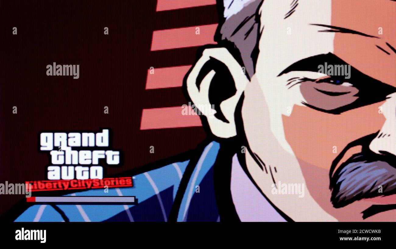 Grand Theft Auto Liberty City Stories - Sony Playstation 2 PS2 - Editorial use only Stock Photo