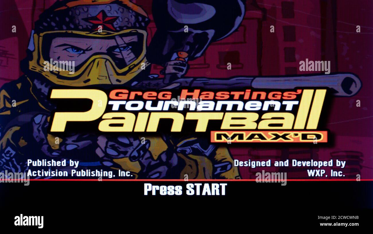 Greg Hastings' Tournament Paintball Max'd Sony Playstation 2 PS2