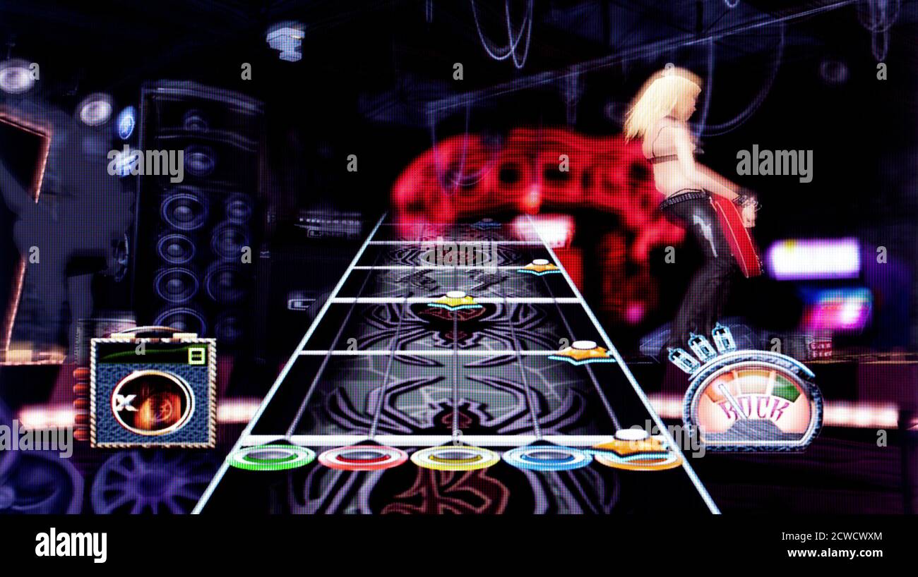 Guitar Hero Legends of Rock - Sony Playstation 2 PS2 - Editorial use only Stock Photo