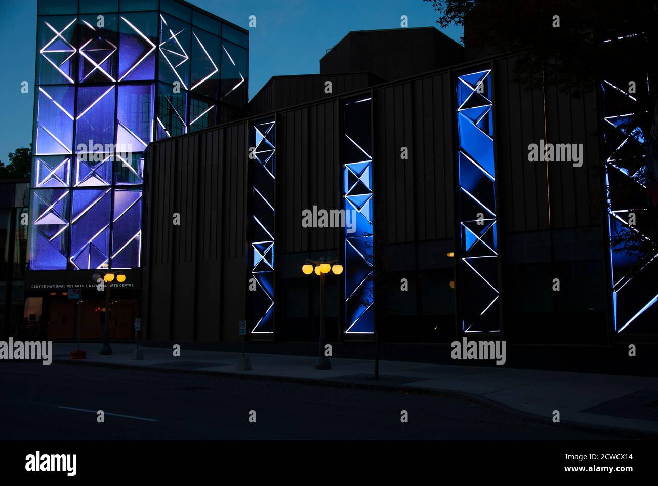 National Arts Centre at Night, Ottawa, Ontario, Canada Stock Photo Alamy