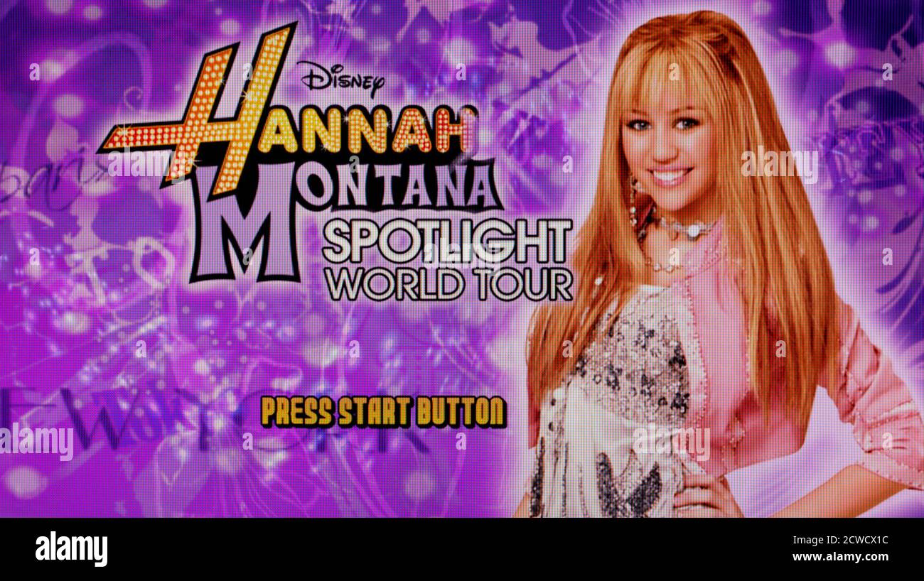 Hannah montana spotlight world tour hires stock photography and images
