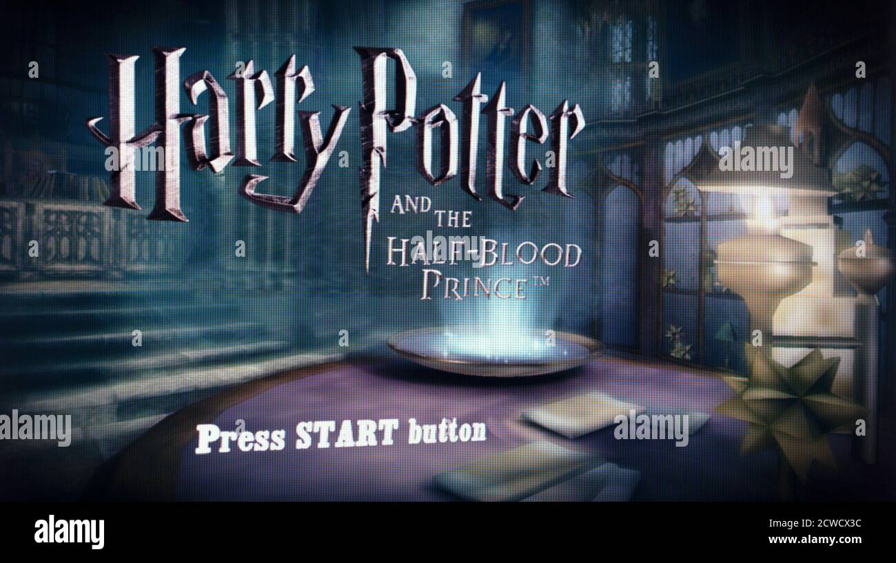 Harry Potter and the Half-Blood Prince - Sony Playstation 2 PS2 - Editorial use only Stock Photo